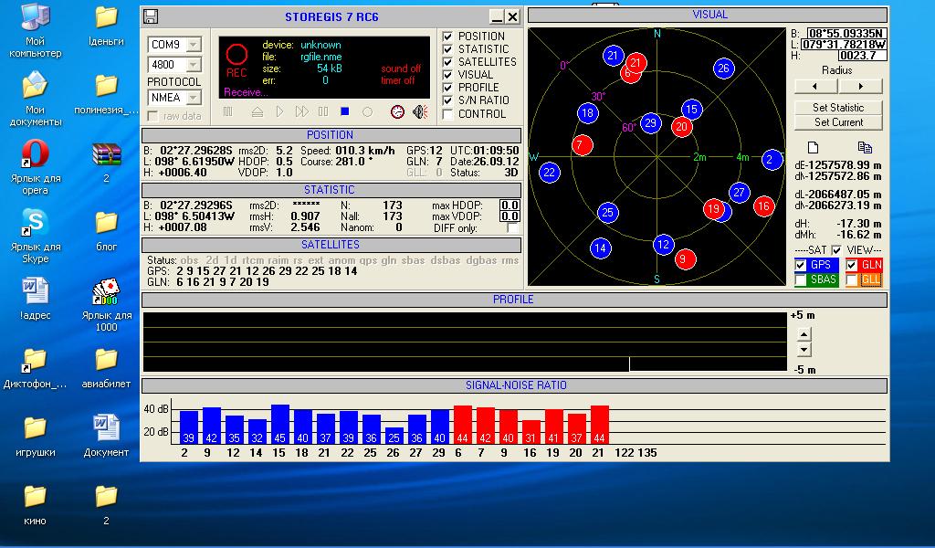 GLONASS in the Pacific 26.09.2012